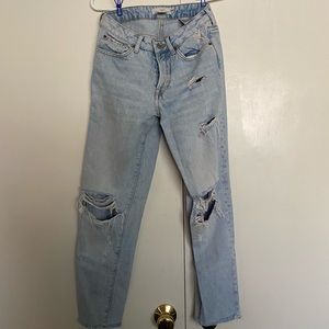 H&M ripped denim jeans.